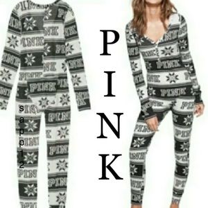 🆕PINK VS💕PINK Logo Thermal Onesie